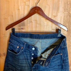 Men’s Levi’s 501 button front jeans